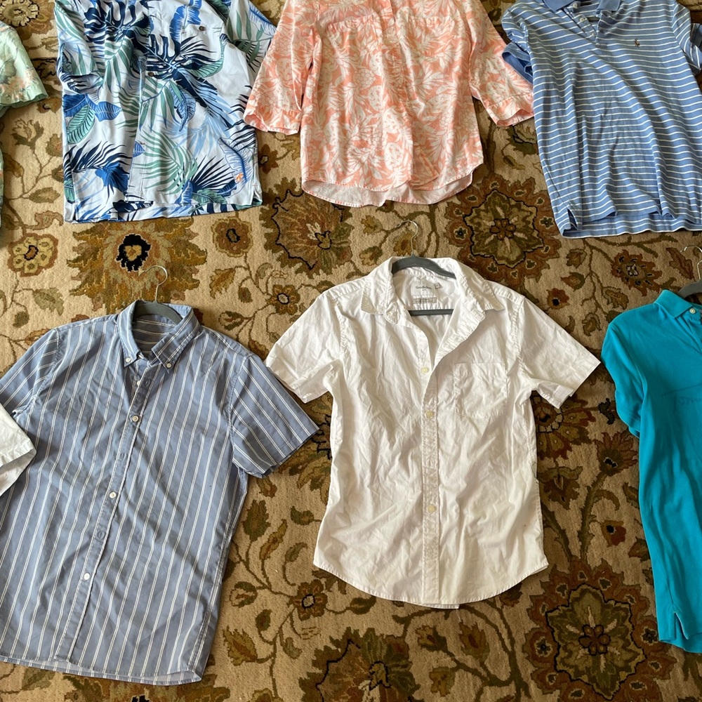 Bunch of Button Downs and collared Shirts